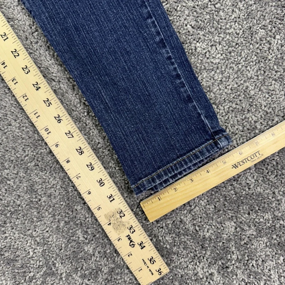 Guess Jeans Womens 31 Blue Daredevil Skinny Denim Medium Wash Casual City
